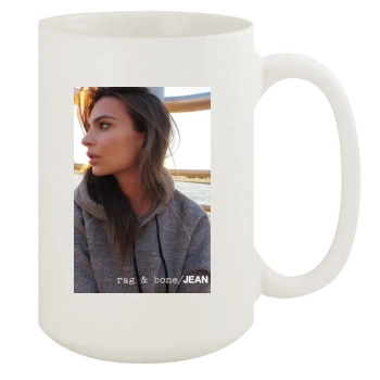 Emily Ratajkowski 15oz White Mug