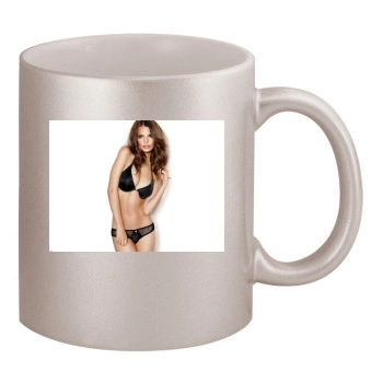 Emily Ratajkowski 11oz Metallic Silver Mug