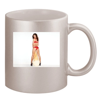 Emily Ratajkowski 11oz Metallic Silver Mug