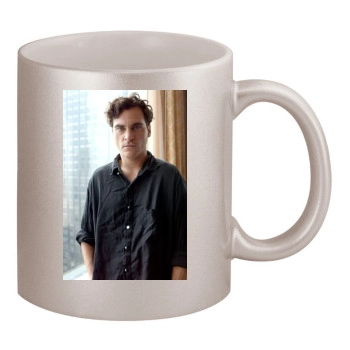 Joaquin Phoenix 11oz Metallic Silver Mug