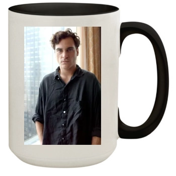 Joaquin Phoenix 15oz Colored Inner & Handle Mug