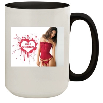 Emily Ratajkowski 15oz Colored Inner & Handle Mug