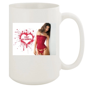 Emily Ratajkowski 15oz White Mug