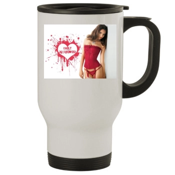 Emily Ratajkowski Stainless Steel Travel Mug