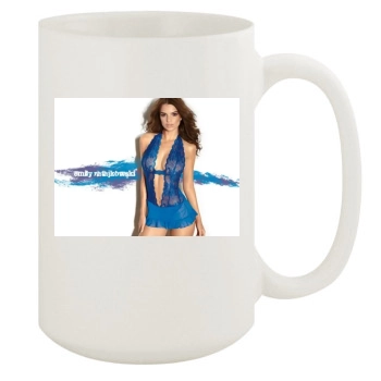 Emily Ratajkowski 15oz White Mug