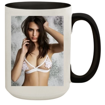 Emily Ratajkowski 15oz Colored Inner & Handle Mug