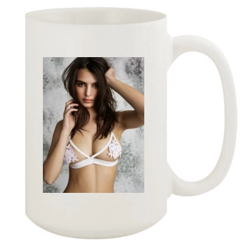 Emily Ratajkowski 15oz White Mug