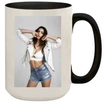 Emily Ratajkowski 15oz Colored Inner & Handle Mug