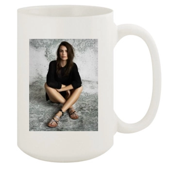 Emily Ratajkowski 15oz White Mug