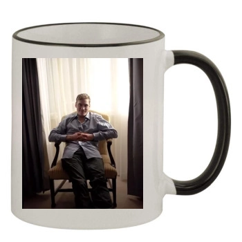 Joaquin Phoenix 11oz Colored Rim & Handle Mug