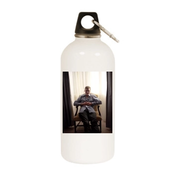 Joaquin Phoenix White Water Bottle With Carabiner