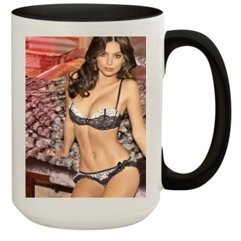 Emily Ratajkowski 15oz Colored Inner & Handle Mug