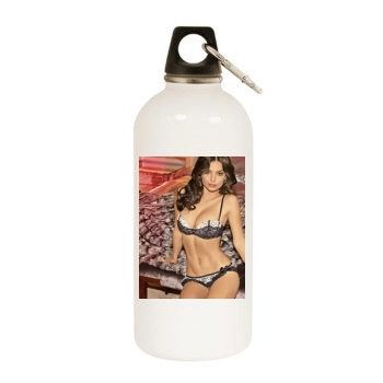 Emily Ratajkowski White Water Bottle With Carabiner