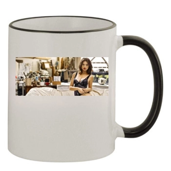 Emily Ratajkowski 11oz Colored Rim & Handle Mug