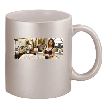 Emily Ratajkowski 11oz Metallic Silver Mug