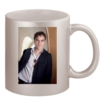 Joaquin Phoenix 11oz Metallic Silver Mug