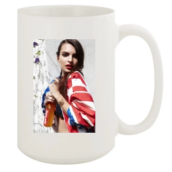 Emily Ratajkowski 15oz White Mug