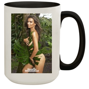 Emily Ratajkowski 15oz Colored Inner & Handle Mug