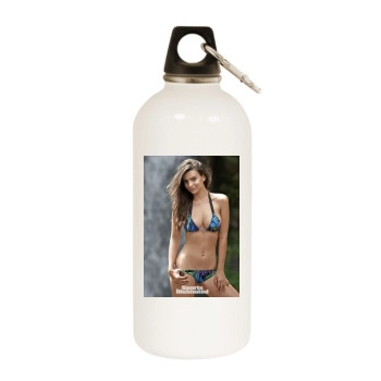 Emily Ratajkowski White Water Bottle With Carabiner