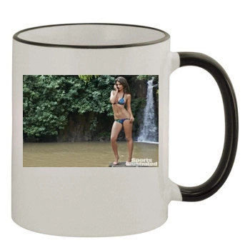 Emily Ratajkowski 11oz Colored Rim & Handle Mug