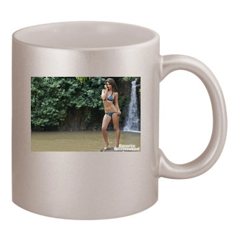 Emily Ratajkowski 11oz Metallic Silver Mug