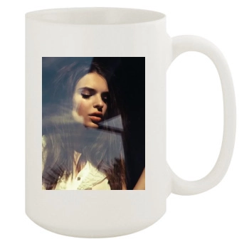 Emily Ratajkowski 15oz White Mug