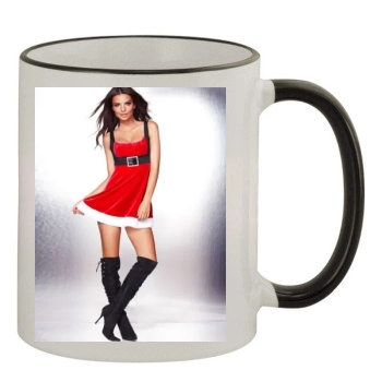 Emily Ratajkowski 11oz Colored Rim & Handle Mug