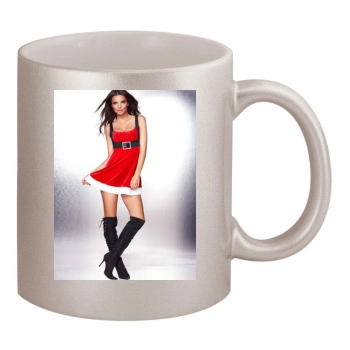 Emily Ratajkowski 11oz Metallic Silver Mug