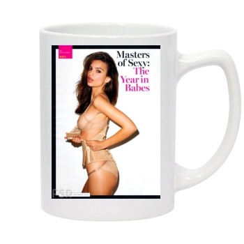 Emily Ratajkowski 14oz White Statesman Mug