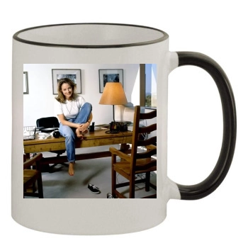 Jodie Foster 11oz Colored Rim & Handle Mug