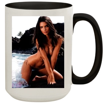 Emily Ratajkowski 15oz Colored Inner & Handle Mug