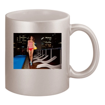 Emily Ratajkowski 11oz Metallic Silver Mug