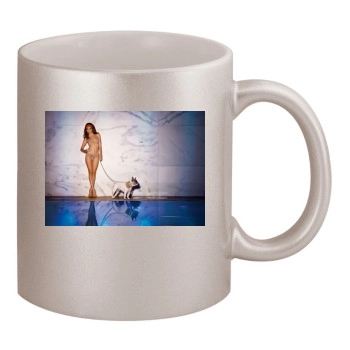 Emily Ratajkowski 11oz Metallic Silver Mug