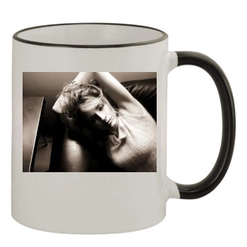 Jodie Foster 11oz Colored Rim & Handle Mug