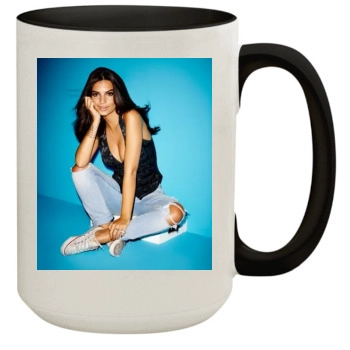 Emily Ratajkowski 15oz Colored Inner & Handle Mug