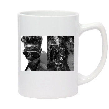 Emily Ratajkowski 14oz White Statesman Mug