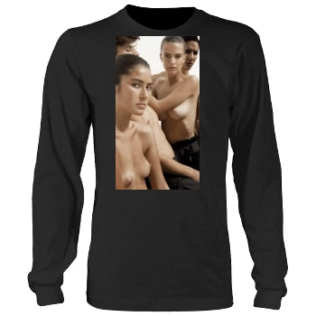 Emily Ratajkowski Men's Heavy Long Sleeve TShirt