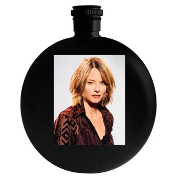 Jodie Foster Round Flask