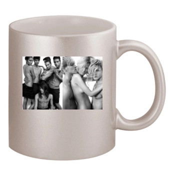 Emily Ratajkowski 11oz Metallic Silver Mug