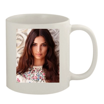 Emily Ratajkowski 11oz White Mug