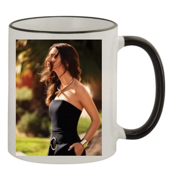 Emily Ratajkowski 11oz Colored Rim & Handle Mug