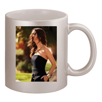 Emily Ratajkowski 11oz Metallic Silver Mug