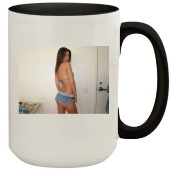 Emily Ratajkowski 15oz Colored Inner & Handle Mug