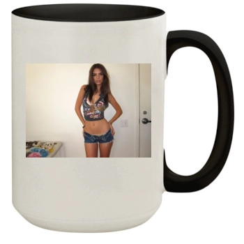 Emily Ratajkowski 15oz Colored Inner & Handle Mug