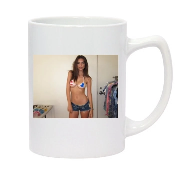 Emily Ratajkowski 14oz White Statesman Mug