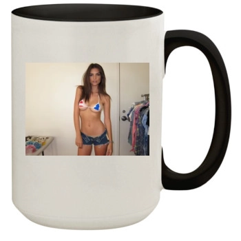 Emily Ratajkowski 15oz Colored Inner & Handle Mug