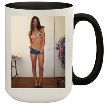 Emily Ratajkowski 15oz Colored Inner & Handle Mug