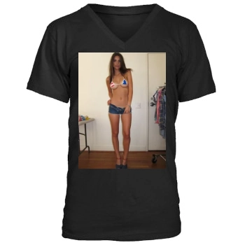 Emily Ratajkowski Men's V-Neck T-Shirt