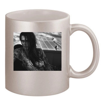 Emily Ratajkowski 11oz Metallic Silver Mug