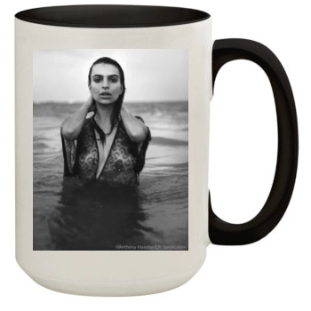 Emily Ratajkowski 15oz Colored Inner & Handle Mug